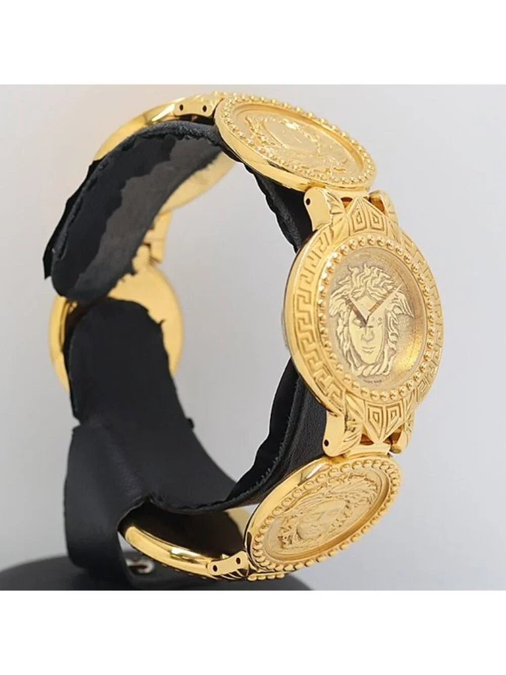 Versace Coin Watch Gold Dial